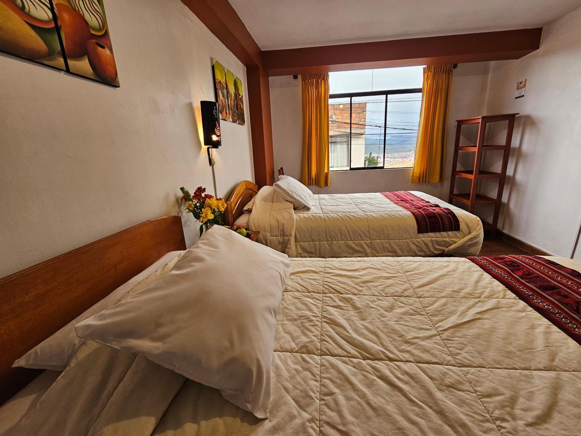 קוסקו Hostal Con Vista A La Ciudad Santa Ana מראה חיצוני תמונה