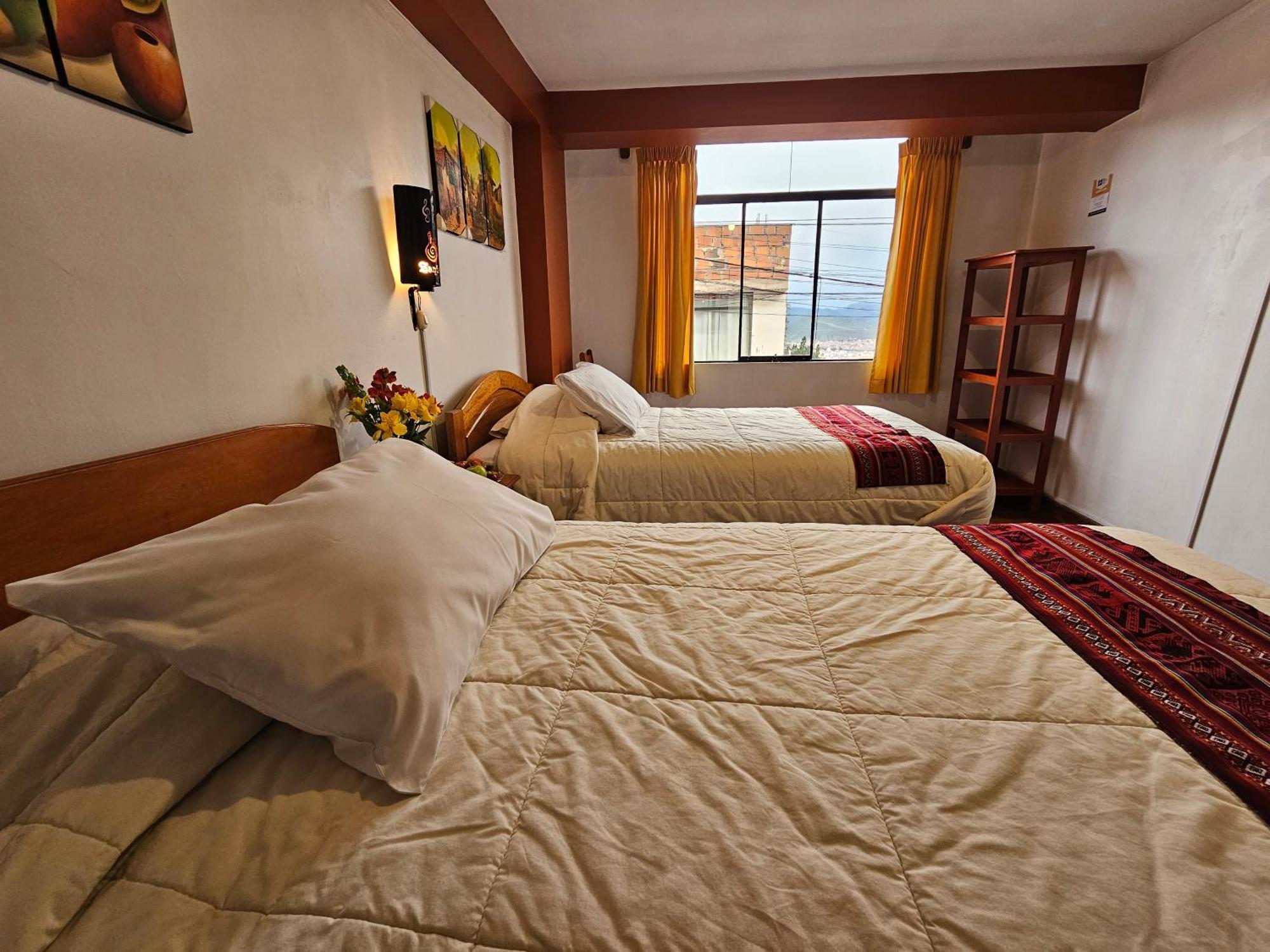 קוסקו Hostal Con Vista A La Ciudad Santa Ana מראה חיצוני תמונה