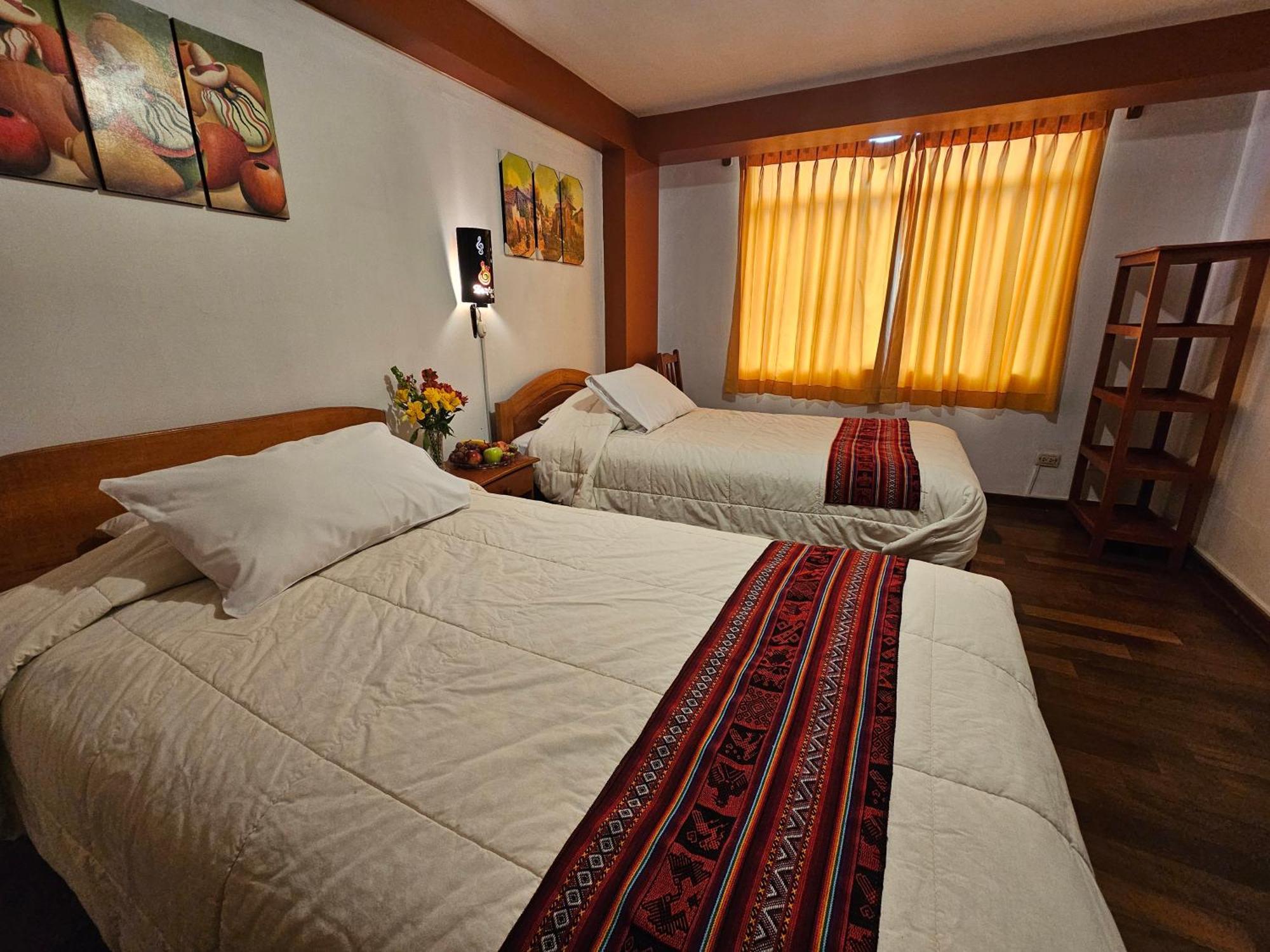 קוסקו Hostal Con Vista A La Ciudad Santa Ana מראה חיצוני תמונה